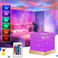 🛒60% RABATT NU! 🌊 Roterande Vågprojektor – Levande 3D-effekter, 16 Färgbyte & Lugnande Sovhjälp 🌙✨