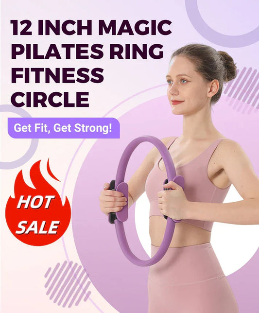 🏆 60% RABATT! 🎉 Pilates Motståndsring – Justerbar Styrka, Multifunktionell & Lättvikt 📦