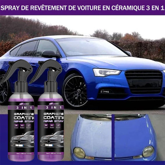 🚗 KÖP 2, FÅ 1 GRATIS! ✨ 3 i 1 Spray för Snabb Billackering – Högt Skydd, Anti-Rost & Återställer Glans 🔧