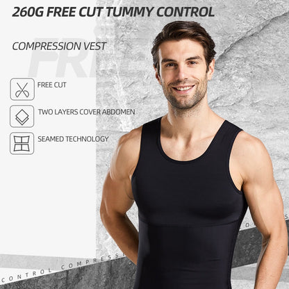 👕 50% RABATT! 🎄 Slimmande Magkontroll Underkläder för Män – Diskret Shapewear, Omedelbar Midjejustering & Perfekt För En Slät Silhuett 💪