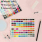 🎨 50% RABATT! ✨ Premium Akvarellset med 50 Färger & Pensel – Levande Pigment, Blandbar & Perfekt för Alla Nivåer 🖌️