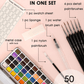🎨 50% RABATT! ✨ Premium Akvarellset med 50 Färger & Pensel – Levande Pigment, Blandbar & Perfekt för Alla Nivåer 🖌️