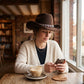 🤠 50% RABATT! 💖 Cowboyhatt för damer med strasshjärta – Elegant fedora i fransk jazzstil – Snygg detalj, lätt & justerbar – perfekt för festivaler, konserter eller en chic sommarkväll 🎶