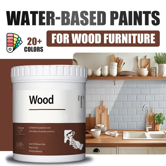 🎨 KÖP 3 FÅR 4! 🌿 VATTENBASERAD MÖBELFÄRG - Miljövänlig & Luktfri, Enkel Applicering Utan Slipning, Perfekt för Möbelrenovering 🪑✨