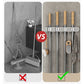 🧹 KÖP 2 FÅ 1 GRATIS! 🚪 Multifunktionell Mopphållare med Krok – Platsbesparande, Stark Självhäftning & Perfekt För Hemorganisation 🏠