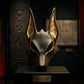 🎭 50% RABATT! ✨ Egyptisk Anubis-mask – Handmålad Schakalmask i Konstgjord Bladguld, Perfekt För Cosplay & Lyxig Väggdekoration 🏺