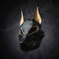🎭 50% RABATT! ✨ Egyptisk Anubis-mask – Handmålad Schakalmask i Konstgjord Bladguld, Perfekt För Cosplay & Lyxig Väggdekoration 🏺