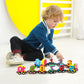 🚗 50 % RABATT! 🔥 Magnetischer Holzzug mit Zahlen & Buchstaben – Pädagogisches Lernspielzeug & Motorik-Puzzle für Kinder 🔤🚂