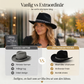 🤠 50% RABATT! 💖 Cowboyhatt för damer med strasshjärta – Elegant fedora i fransk jazzstil – Snygg detalj, lätt & justerbar – perfekt för festivaler, konserter eller en chic sommarkväll 🎶