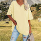 👚 50% RABATT NU! 🌿 Damernas casual V-ringad T-shirt – Mjuk bomullsblandning & flödande fåll – Luftig vardagsfavorit – perfekt för varma dagar eller avslappnad stil 🍃