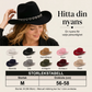 🤠 50% RABATT! 💖 Cowboyhatt för damer med strasshjärta – Elegant fedora i fransk jazzstil – Snygg detalj, lätt & justerbar – perfekt för festivaler, konserter eller en chic sommarkväll 🎶