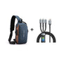 🎒 50% RABATT! 🔒 Sportaxelväska med USB-laddning – Stöldsäker, dolda fack & perfekt för pendling – Ladda mobilen när du går – praktisk & stilren 🚶‍♂️✨