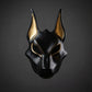 🎭 50% RABATT! ✨ Egyptisk Anubis-mask – Handmålad Schakalmask i Konstgjord Bladguld, Perfekt För Cosplay & Lyxig Väggdekoration 🏺