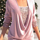 👚 45% RABATT! ✨ Smockad Falsk Two-Piece Topp – Stilfull, Mångsidig & Bekväm med Elegant Kvinnlig Charm 🎀📦