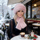 🧣 60% RABATT! ❄️ Fluffig Pälskeps + Halsduk – Supervarm, Mjuk & Komplett Vinterset 🎁