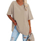 👚 50% RABATT NU! 🌿 Damernas casual V-ringad T-shirt – Mjuk bomullsblandning & flödande fåll – Luftig vardagsfavorit – perfekt för varma dagar eller avslappnad stil 🍃