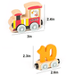 🚗 50 % RABATT! 🔥 Magnetischer Holzzug mit Zahlen & Buchstaben – Pädagogisches Lernspielzeug & Motorik-Puzzle für Kinder 🔤🚂