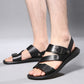 👡 50% RABATT! 🔥 Nya herrsandaler i läder för stranden – Äkta läder & halksäker sula – Perfekt för varma dagar, strandpromenader eller avslappnad sommarstil – bekväm och snygg ☀️✨