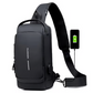 🎒 50% RABATT! 🔒 Sportaxelväska med USB-laddning – Stöldsäker, dolda fack & perfekt för pendling – Ladda mobilen när du går – praktisk & stilren 🚶‍♂️✨