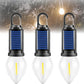 🔥Solar-Zeltbeleuchtung, USB-wiederaufladbare LED-Campinglaterne
