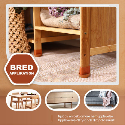 🛋️ 50% RABATT! 🔇 Uppgraderade Tysta Benskydd för Möbler – Skyddar Golv, Eliminerar Buller & Enkel Installation ✅