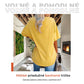 👚 50% RABATT NU! 🌿 Damernas casual V-ringad T-shirt – Mjuk bomullsblandning & flödande fåll – Luftig vardagsfavorit – perfekt för varma dagar eller avslappnad stil 🍃