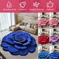 🌸 50% RABATT! 🏠 Blommig Plysch och Diatomit Golvmatta – Mjuk & Avslappnande, Självdämpande & Skönsam Mot Hud 🌿