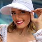 👒 50% RABATT! ☀️ Solhatt för Kvinnor – Bred Brätte, Andningsbar & Perfekt För Stranden, Trädgården Och Varma Sommardagar 🏖️