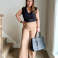 🔥 50% RABATT! 💫 PLUS SIZE BYXOR DAM - Hög Midja & Vida Ben, Mjuk Stretch för Optimal Komfort, Perfekt för Jobb och Fritid 🌿