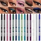 💄 50% RABATT! 🎨 14-delars Set med Vattenfast Gel-Eyeliner – Metallisk & Pärlemorskimrande Finish, Långvarig & Smetfri Formula För Perfekt Linning 👁️