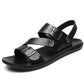 👡 50% RABATT! 🔥 Nya herrsandaler i läder för stranden – Äkta läder & halksäker sula – Perfekt för varma dagar, strandpromenader eller avslappnad sommarstil – bekväm och snygg ☀️✨