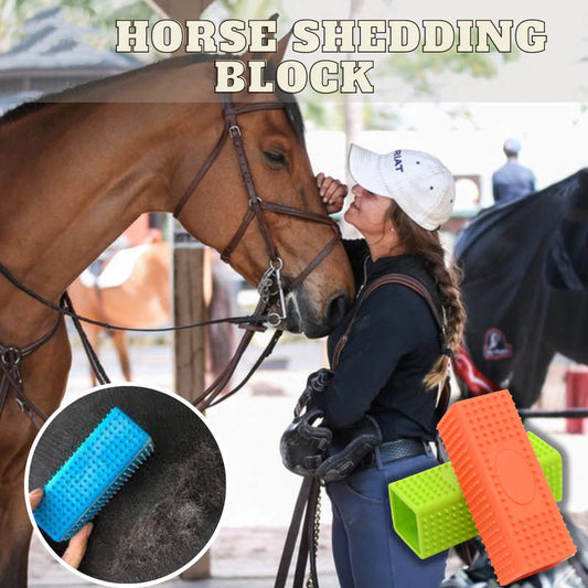🐴 50% RABATT! ✨ Hästpälsblock – Effektivt Pälsborttagningsverktyg, Skonsamt Mot Pälsen & Perfekt För Djuptuggning 🧤