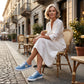 👟 50% RABATT! 👖 Damernas Denim Mule Sneakers – Slip-on Design, Bekväm Sula & Perfekt För En Avslappnad, Trendig Sommarlook ☀️