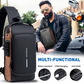 🎒 50% RABATT! 🔒 Sportaxelväska med USB-laddning – Stöldsäker, dolda fack & perfekt för pendling – Ladda mobilen när du går – praktisk & stilren 🚶‍♂️✨
