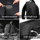 🎒 50% RABATT! 🔒 Sportaxelväska med USB-laddning – Stöldsäker, dolda fack & perfekt för pendling – Ladda mobilen när du går – praktisk & stilren 🚶‍♂️✨
