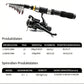 🚨⌛Nur heute: 50% Rabatt!🎣🎒Komplettes Reise-Angel-Set + Tragetasche – ideal für Angler unterwegs