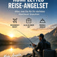 🚨⌛Nur heute: 50% Rabatt!🎣🎒Komplettes Reise-Angel-Set + Tragetasche – ideal für Angler unterwegs