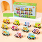 🚗 50 % RABATT! 🔥 Magnetischer Holzzug mit Zahlen & Buchstaben – Pädagogisches Lernspielzeug & Motorik-Puzzle für Kinder 🔤🚂