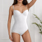 👙 50% RABATT! 💃 Shapewear-Bodysuit med Behå – Rynkad, Smalande & Justerbar Midja – Smid Passform & Komfort ✨