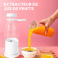 🍊 60% DE RÉDUCTION! ✨ EXTRACTEUR DE JUS PORTABLE - Double Vitesse & Nettoyage Facile, Design Compact pour Jus Frais à Domicile et en Déplacement 🌟🧃
