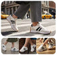 👟 50% RABATT! 💥 Låga Casualskor för Damer – 4 cm Plattform, Retrodesign & Halksäker Sula För En Stilren Look 👣