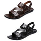 👡 50% RABATT! 🔥 Nya herrsandaler i läder för stranden – Äkta läder & halksäker sula – Perfekt för varma dagar, strandpromenader eller avslappnad sommarstil – bekväm och snygg ☀️✨