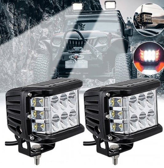 🚗 60% RABATT! 💡 Dubbelsidigt LED-Bilbelysningsset – Dubbla Färger, Enkel Installation & Ökar Sikkerheten ✨
