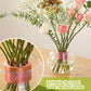 🌸 50% RABATT! 🌿 Spiral Ikebana Blomsterstöd – Hållbara Röda Metallstavar, Flexibel Design & Perfekt För Kreativ Blomsterarrangemang ✨