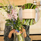 🌸 50% RABATT! 🌿 Spiral Ikebana Blomsterstöd – Hållbara Röda Metallstavar, Flexibel Design & Perfekt För Kreativ Blomsterarrangemang ✨