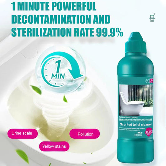 🚽 KÖP 2 FÅ 3! ✨ Toalettrengöringsgel - Snabbavkalkning med 7-dagars Skydd mot Nybildning för Kristallklar Porcelain ✨🧼