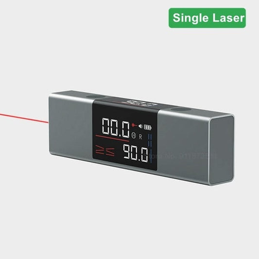 📐 60% OFF NOW! ✨ 2-in-1 Laser Angle Ruler Protractor - Digital Display with Magnetic Base for Precise Woodworking & Construction Measurements 🔧⚡
