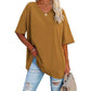 👚 50% RABATT NU! 🌿 Damernas casual V-ringad T-shirt – Mjuk bomullsblandning & flödande fåll – Luftig vardagsfavorit – perfekt för varma dagar eller avslappnad stil 🍃
