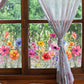 🌺 KAUFE 2, ERHALTE 1 GRATIS! ☀️ Färgglada Blombukett Fönsterdekal – UV-beständig, Selbstklebend & Rückstandsfrei entfernbar 💐