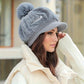 🧣 50% RABATT! 🎁 Vinterhatt för Dam med Kort Brätte – Mjuk, Varm & Stilren Design för Kallt Väder ❄️👒📦
